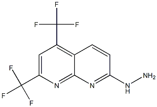 1-(2,4-bis(trifluoromethyl)-1,8-naphthyridin-7-yl)hydrazine|