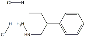 1-(2-phenylbutyl)hydrazine dihydrochloride,,结构式