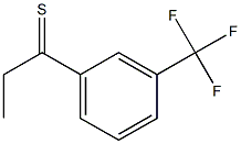 1-(3-(trifluoromethyl)phenyl)propane-1-thione Structure
