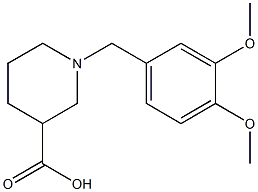 1-(3,4-dimethoxybenzyl)piperidine-3-carboxylic acid