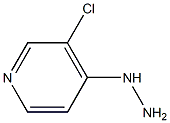 1-(3-chloropyridin-4-yl)hydrazine Struktur