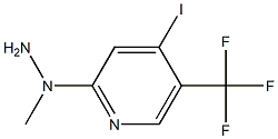 1-(5-(trifluoromethyl)-4-iodopyridin-2-yl)-1-methylhydrazine,,结构式