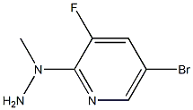 1-(5-bromo-3-fluoropyridin-2-yl)-1-methylhydrazine Structure