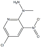 1-(5-chloro-3-nitropyridin-2-yl)-1-methylhydrazine Struktur