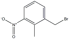 1-(bromomethyl)-2-methyl-3-nitrobenzene 化学構造式