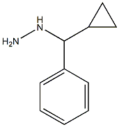 1-(cyclopropyl(phenyl)methyl)hydrazine Structure