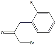 1-bromo-3-(2-fluorophenyl)propan-2-one,,结构式