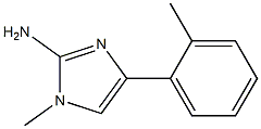 1-methyl-4-o-tolyl-1H-imidazol-2-amine Struktur