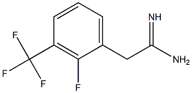 2-(2-fluoro-3-(trifluoromethyl)phenyl)acetamidine 结构式