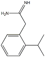 2-(2-isopropylphenyl)acetamidine 结构式