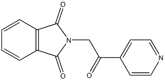 2-(2-oxo-2-(pyridin-4-yl)ethyl)isoindoline-1,3-dione Structure