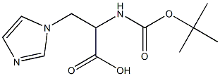 2-(tert-butoxycarbonylamino)-3-(1H-imidazol-1-yl)propanoic acid|