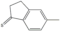 2,3-dihydro-5-methylindene-1-thione Structure