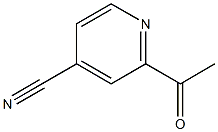 2-acetylpyridine-4-carbonitrile Structure