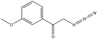 2-azido-1-(3-methoxyphenyl)ethanone Structure