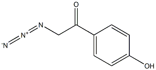 2-azido-1-(4-hydroxyphenyl)ethanone Structure