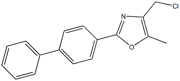 2-BIPHENYL-4-YL-4-CHLOROMETHYL-5-METHYL-OXAZOLE,,结构式