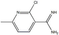 2-chloro-6-methylpyridine-3-carboxamidine Structure