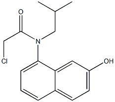 2-chloro-N-(2-hydroxynaphthalen-8-yl)-N-isobutylacetamide|