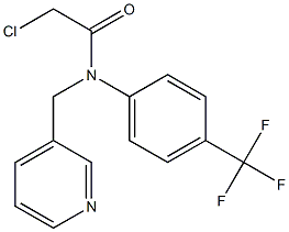 2-chloro-N-(4-(trifluoromethyl)phenyl)-N-((pyridin-3-yl)methyl)acetamide