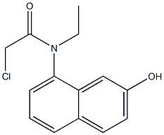 2-chloro-N-ethyl-N-(2-hydroxynaphthalen-8-yl)acetamide