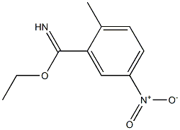 2-methyl-5-nitro-benzimidic acid ethyl ester Struktur
