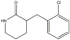 3-(2-chlorobenzyl)piperidin-2-one,,结构式