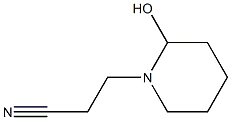 3-(2-hydroxypiperidin-1-yl)propanenitrile