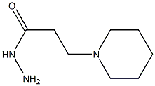 3-(piperidin-1-yl)propanehydrazide 化学構造式