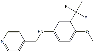 3-(trifluoromethyl)-4-methoxy-N-((pyridin-4-yl)methyl)benzenamine|