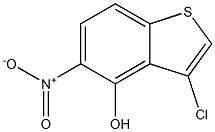 3-chloro-5-nitrobenzo[b]thiophen-4-ol Structure