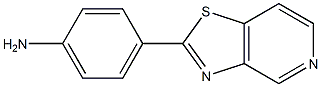 4-(thiazolo[4,5-c]pyridin-2-yl)aniline,,结构式