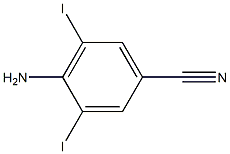 4-amino-3,5-diiodobenzonitrile Structure