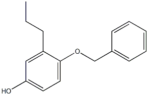 4-Benzyloxy-3-propyl-phenol Struktur