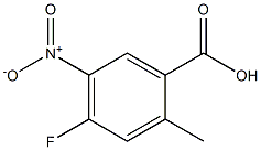 4-fluoro-2-methyl-5-nitrobenzoic acid 结构式