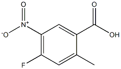 4-fluoro-2-methyl-5-nitrobenzoic acid,,结构式