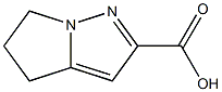 5,6-dihydro-4H-pyrrolo[1,2-b]pyrazole-2-carboxylic acid 化学構造式