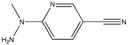 6-(1-methylhydrazinyl)pyridine-3-carbonitrile Structure