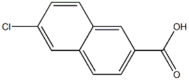 6-chloronaphthalene-2-carboxylic acid Structure