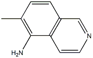 6-methylisoquinolin-5-amine,,结构式