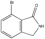 7-bromoisoindolin-1-one,,结构式