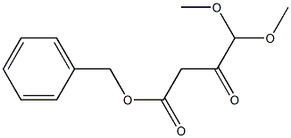 benzyl 4,4-dimethoxy-3-oxobutanoate Structure