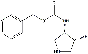 cis-(4-Fluoro-pyrrolidin-3-yl)-carbamic acid benzyl ester