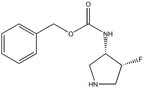 cis-(4-Fluoro-pyrrolidin-3-yl)-carbamic acid benzyl ester|