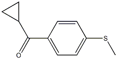 cyclopropyl(4-(methylthio)phenyl)methanone Struktur