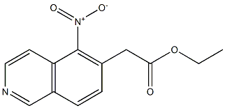 ethyl 2-(5-nitroisoquinolin-6-yl)acetate Structure