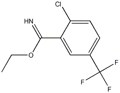 ethyl 2-chloro-5-(trifluoromethyl)benzoimidate Structure