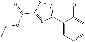 ethyl 3-(2-chlorophenyl)-1,2,4-thiadiazole-5-carboxylate Structure