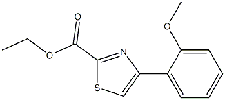 ETHYL 4-(2-METHOXYPHENYL)-1,3-THIAZOLE-2-CARBOXYLATE Structure