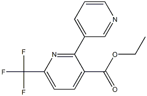 ethyl 6-(trifluoromethyl)-2,3'-bipyridine-3-carboxylate Structure